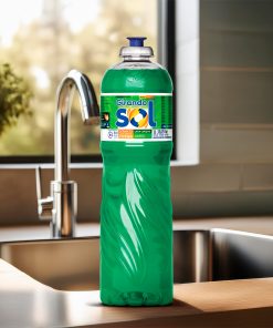 DETERGENTE 1 LITRO LIQUIDO LIMON GIRANDO SOL