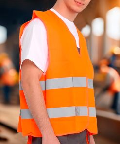 CHALECO REFLECTIVO NARANJA LH-457