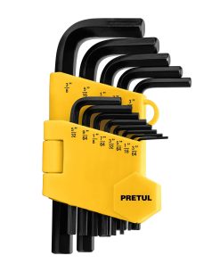 Juego 13 llaves allen std punta hex con organizador, Pretul ALL-13P-P 21856