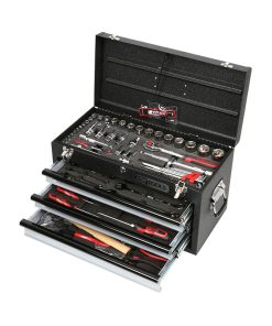 KIT Caja de Herramientas Cromo Plus 1/4″ + 1/2″ 99 Piezas