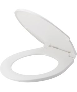 ASIENTO CONFORTO CIERRE TRADICIONAL REDONDO BLANCO