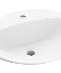 LAVAMANOS ELEA OVAL 52CM EMPOTRAR BLANCO