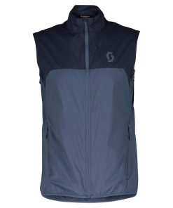 EXPLORAIR LIGHT WB AZUL DARK / AZUL METAL CHALECO CORTAVIENTOS TRAIL RUNNING SCOTT 404116