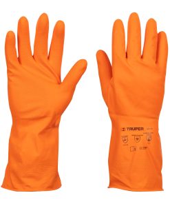 Guantes de látex para limpieza, grandes, Truper GU-313 14263