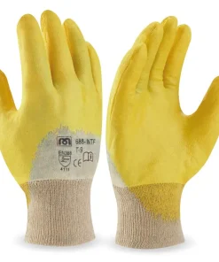GUANTE HILO CON LATEX AMARILLO