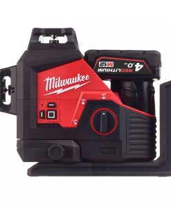 NIVEL LASER VERDE 3 LINEAS 360º M12 3PL-401C MILWAUKEE