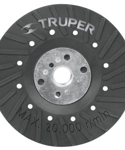 Respaldo para discos de lija 4-1/2″, eje 5/8-11, Truper RES-DILI-4-1/2P 17273
