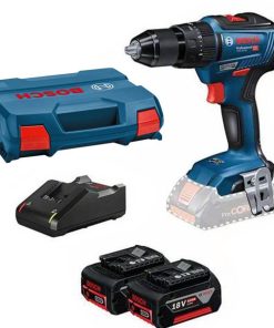 Taladro Atornillador Bosch GSB18V-55 – 2 Baterias Bosch 18V 4.0Ah + Cargador Bosch GAL 18V-40