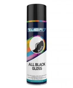 Pintura acrílica negra en spray All Back Gloss 450ml