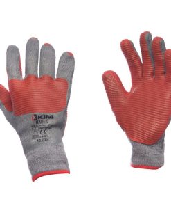 GUANTE LATEX ROJO-GRIS GLOVE