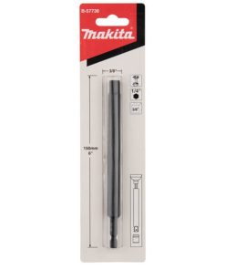 Adaptador A 3/8″ x150mm Recto para atornillador de impacto HEXAG 1/4″ Makita