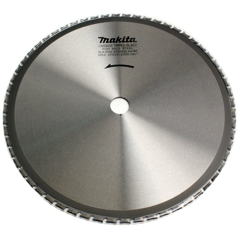 Disco de sierra para Tronzadora 12″ x 25.4 x 2.10mm 60 DIENTES LC1230 Acero templado Makita A-87242 - Image 2