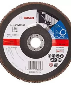 Disco Flap Best for Metal 7″ Grano 40 Curvo fibra BOSCH 2608.606.737-000
