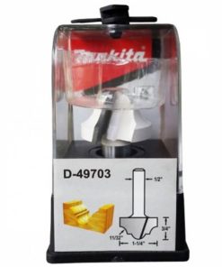 Fresa vastago 1/2″ para panel puerta 1 1/4″ 2F-Altura 3/4″ Makita D-49703