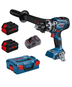 Atornillador GSB 18V-150 C Bosch +2 Pro Core 8 ah+Cargador GAL 1880 CV+ L Boxx