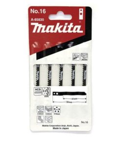 Sierra Calar Madera/Plastico 60mm x 5u.Curvo 3-50mm. Solo Para Makita A-85830