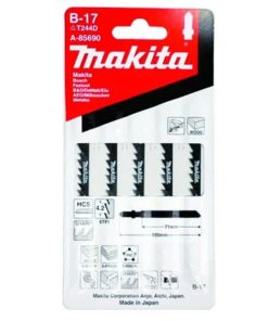 Sierra de calar para madera/plastico N-59 (T101B) 3″x 5u. Corte Recto 4-65mm Makita A-86583