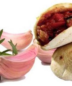 MICRO PITA RELLENA PULLED PORK »CAJUN» 15gr / 3,5cm BANDEJA de 80 Und. – Caja de 4 BANDEJAS