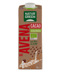 BEBIDA AVENA CHOCOLATE BIO 1L NATURGREEN – Pack 6 Unidades