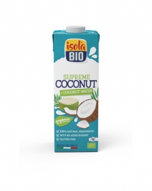 BEBIDA DE COCO SUPREME BIO 1LITRO ISOLA BIO – Pack 6 Unidades