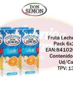 FRUTA LECHE CARIBE 6X200ML DON SIMON – Caja de 5 Unidades