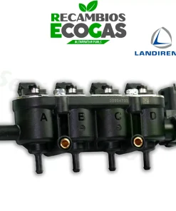 Landi Renzo MED inyector GLP GNV 4 cilindros con sensor (nueva versión de 12 agujeros)