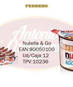 Nutella y Go T1 Ferrero – Caja de 12 Unidades