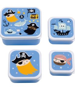 SET 4 CAJAS SNACK PIRATAS