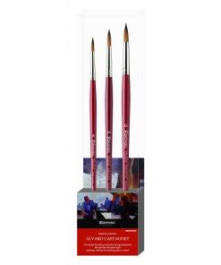 ESCODA ALVARO CASTAGNET Set 3 pinceles Acuarela . 8601-1
