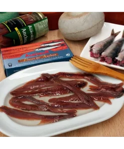 FILETE DE ANCHOA EN ACEITE DE OLIVA Agroma – Peso Neto 100 Gr – Pack 8