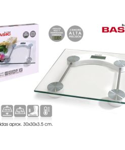 Bascula baño digital 150kg rect. basic home