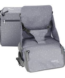 BOLSO TRONA DE VIAJE HUMMUS ESTRELLAS GRIS